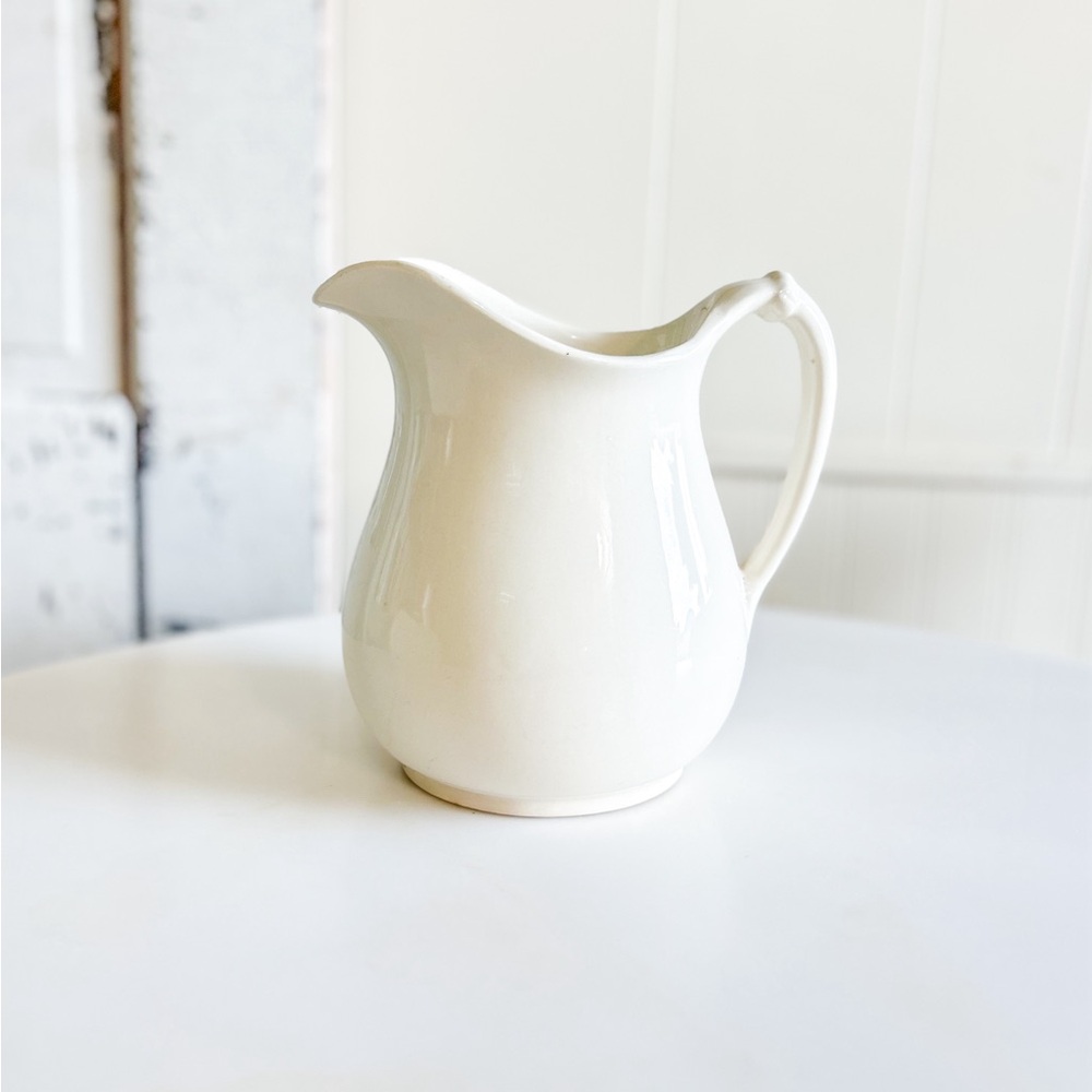 Vintage Ironstone Pitcher 🤍